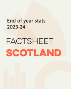 End of year stats 2023-24. Factsheet. Scotland.